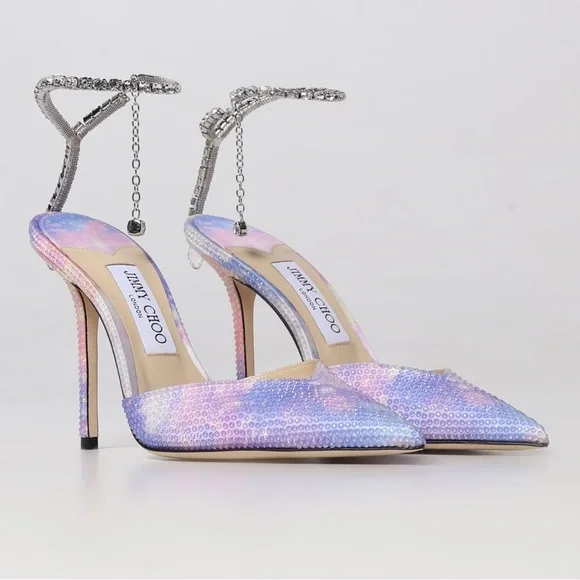 Jimmy Choo
Saeda 100MM Unicorn Hotfix Pumps size 37 (7) - Picture 2 of 10